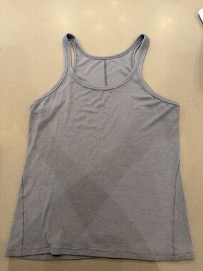 Women’s Gray/blue Racerback Tank Top